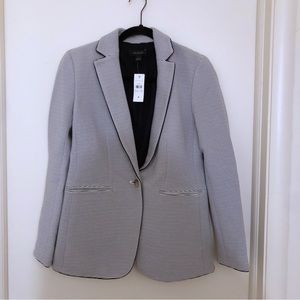Ann Taylor Stripe Hutton Blazer 4 NWT